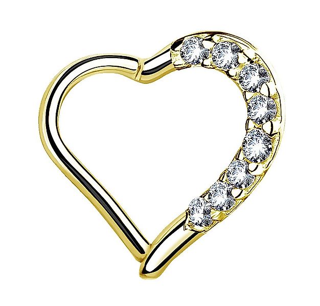 Taffstyle Augenbrauenpiercing Ohrpiercing Herz Helix Tragus Piercing Ring m günstig online kaufen