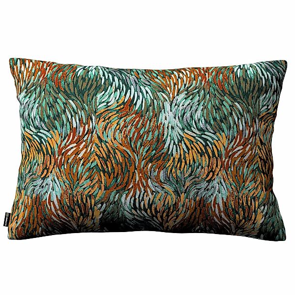 Kissenhülle Mia rechteckig, grün- orange, 47 x 28 cm, Intenso Premium (144- günstig online kaufen