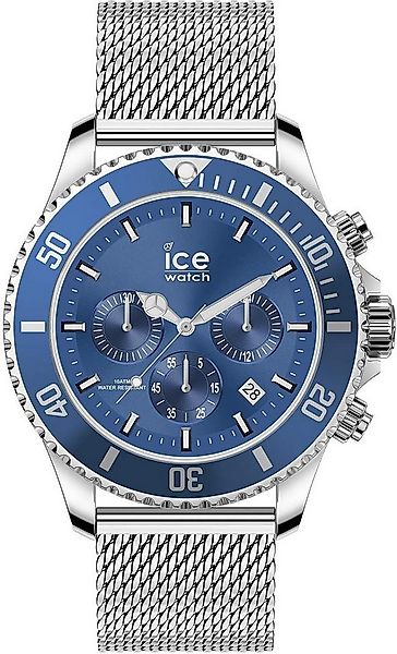 ice-watch Quarzuhr ICE steel Mesh Blue Chrono günstig online kaufen