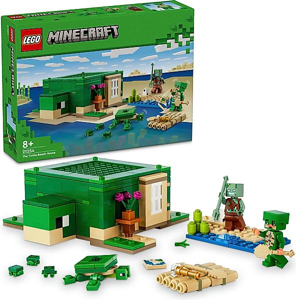 LEGO® Das Schildkrötenstrandhaus (21254), LEGO Minecraft günstig online kaufen