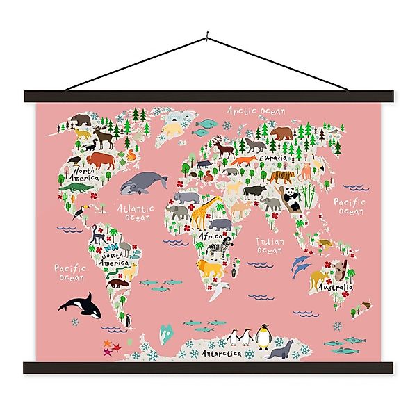 MuchoWow Poster Weltkarte - Kinder - günstig online kaufen