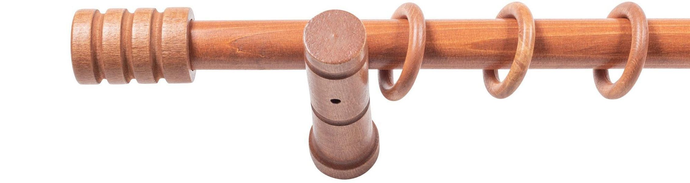 SN DECO GROUP Gardinenstange "Pisa" 1 läufig-läufig Fixmaß 28 mm, Holz, ver günstig online kaufen