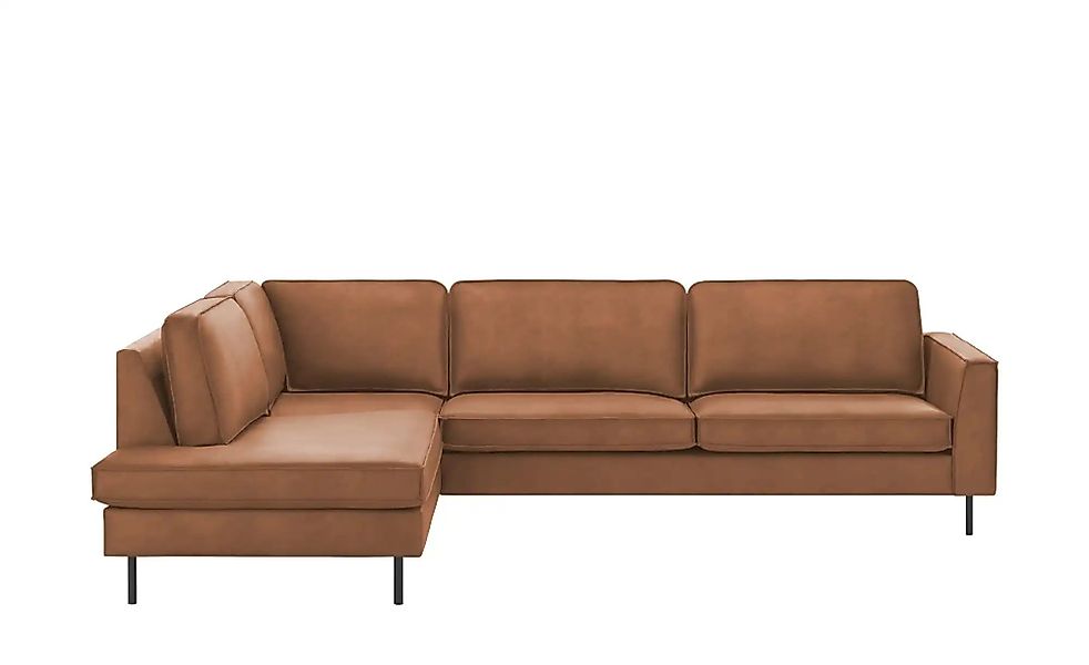 SOHO Ecksofa aus recyceltem Leder Skaisa ¦ braun ¦ Maße (cm): B: 296 H: 85 günstig online kaufen