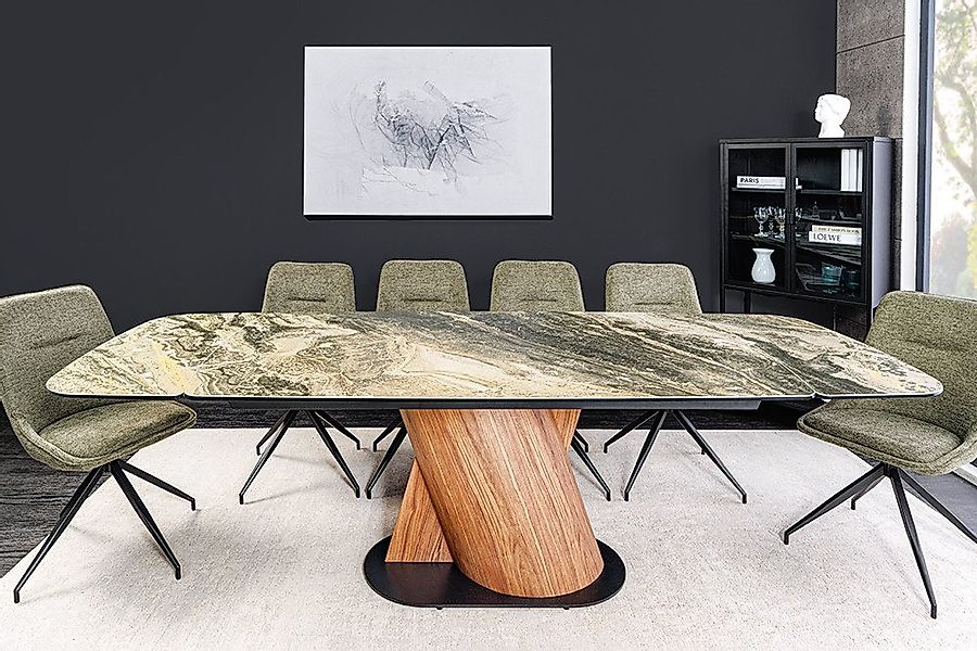 riess-ambiente Esstisch ELEMENTS 180–260cm beige – spanische Keramik, auszi günstig online kaufen