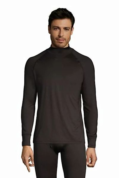 Thermaskin Stehkragen-Shirt mit Stretch, Herren, Größe: XL Normal, Schwarz, günstig online kaufen