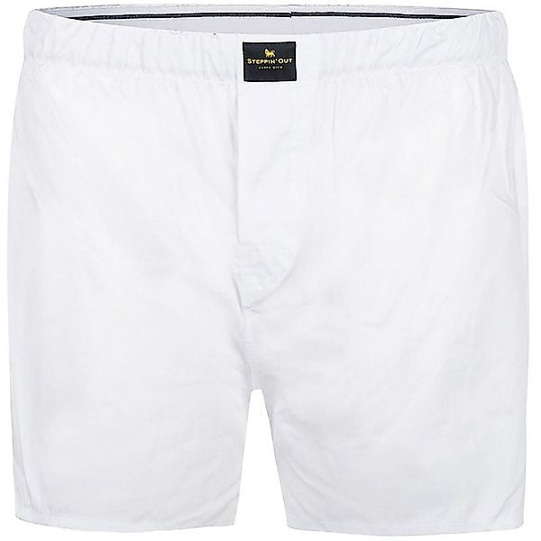 Steppin' Out Boxer weiß Oxford - Größe S günstig online kaufen