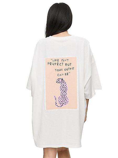 Worldclassca T-Shirt Worldclassca Oversized Print ANIMAL T-Shirt Outfit Som günstig online kaufen