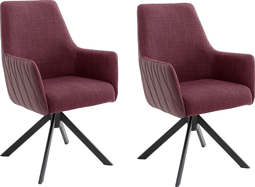 MCA furniture 4-Fußstuhl »Reynosa«, (Set), 2 St., Esszimmerstuhl 360°drehba günstig online kaufen