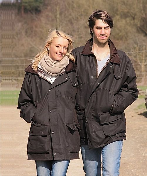 Scippis Reitjacke Wachsjacke Basic, braun, Reitjacke günstig online kaufen