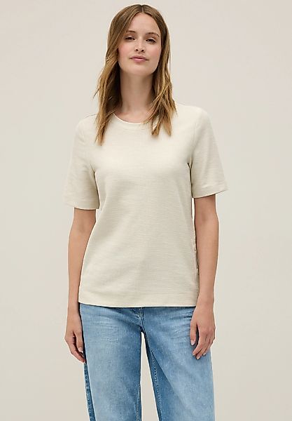 Cecil T-Shirt, mit Knopf Details günstig online kaufen