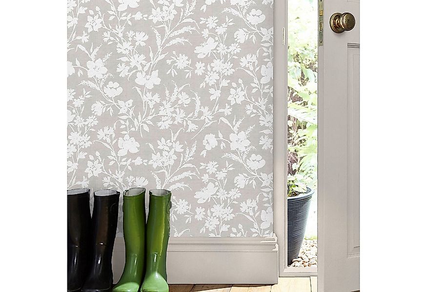 LAURA ASHLEY Vliestapete RYE, glatt, floral, (1 St), Design Tapeten günstig online kaufen
