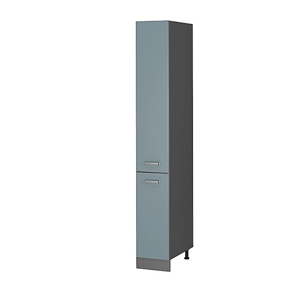 Vicco Apothekerschrank R-Line Medizinschrank für die Küche Blau-Grau/Anthra günstig online kaufen