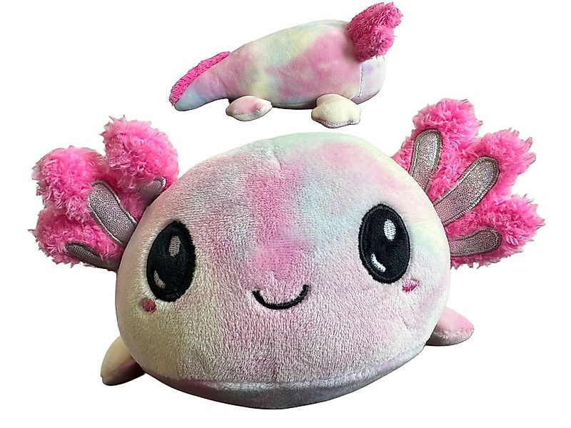 soma Kuscheltier Axolotl Salamander Kuscheltier Echse Molch Figur Plüsch XL günstig online kaufen