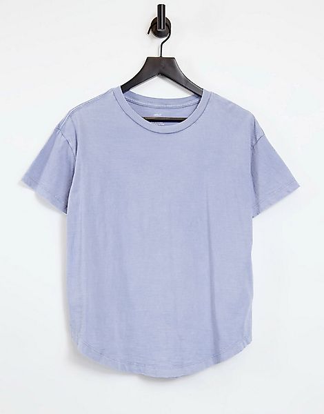Aerie – Boyfriend-T-Shirt in Pastellblau günstig online kaufen