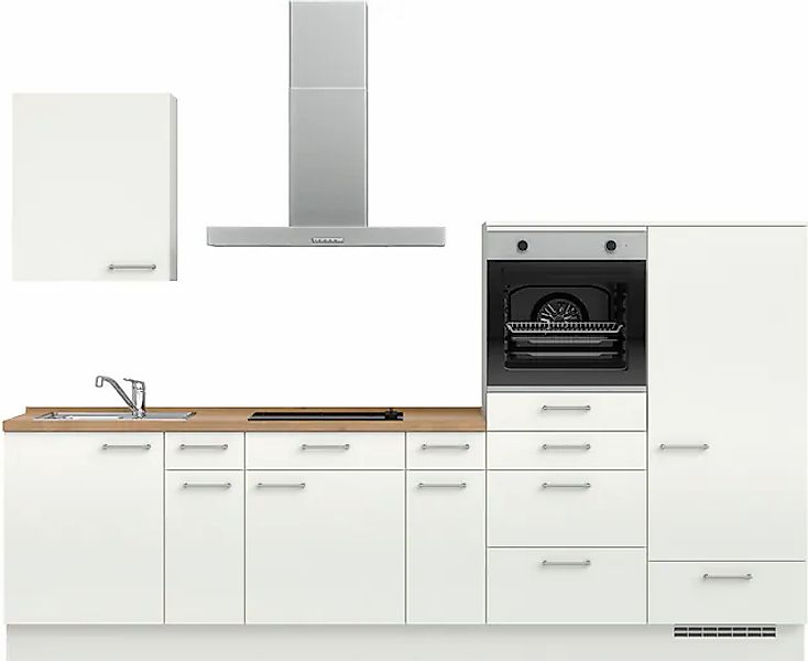 nobilia® Küchenzeile »"Laser I", Ausrichtung wählbar, Breite 300 cm«, vormo günstig online kaufen