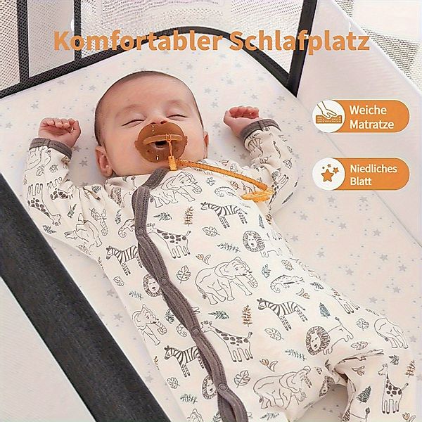 OUNUO Beistellbett für Neugeborene mit Rädern, günstig online kaufen