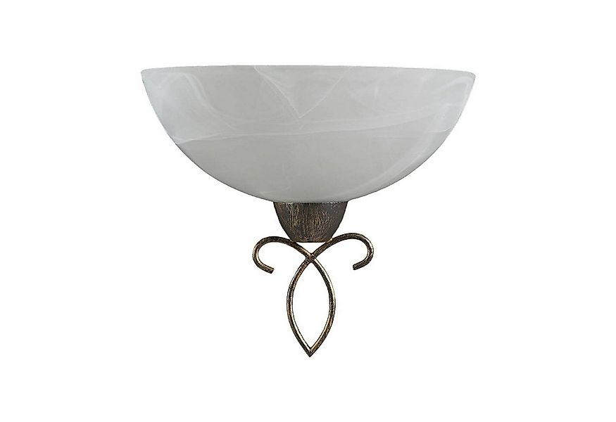 Lindby Wandleuchte Mohija, Glas Weiß IP20, 1 x 60 W günstig online kaufen