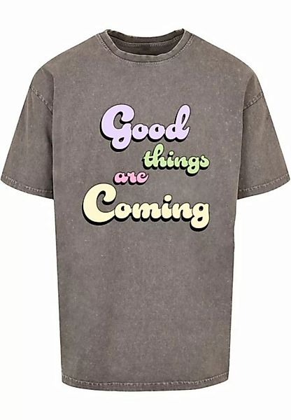 Merchcode T-Shirt Merchcode Herren Good Things Acid Washed Heavy Oversized günstig online kaufen