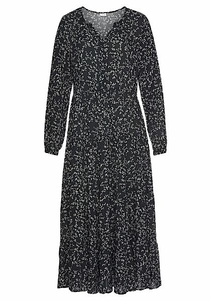 LASCANA Maxikleid mit Blumenprint und Volants, locker bequemer Look günstig online kaufen