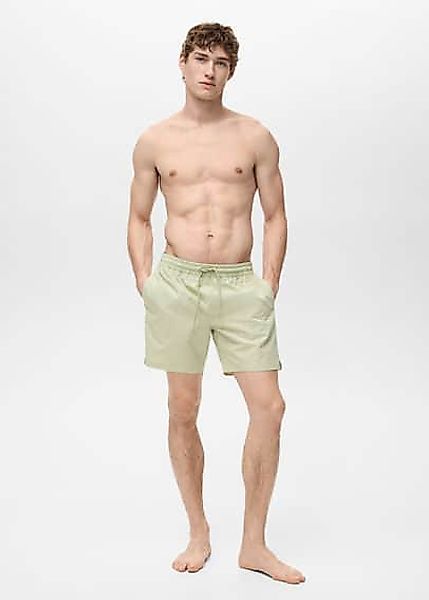 Badeshorts mit Seersucker-Effekt günstig online kaufen