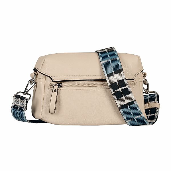 TOM TAILOR Handtasche "Chrissi" aus weichem Lederimitat mit breitem kariert günstig online kaufen