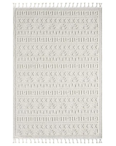 Vimoda Teppich Wohnzimmer Boho Skandi Frisé-Teppich, Rechteck, In & Outdoor günstig online kaufen