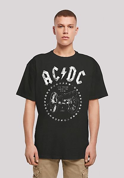 F4NT4STIC T-Shirt "ACDC Rock Band We Salute You Cannon", Print günstig online kaufen