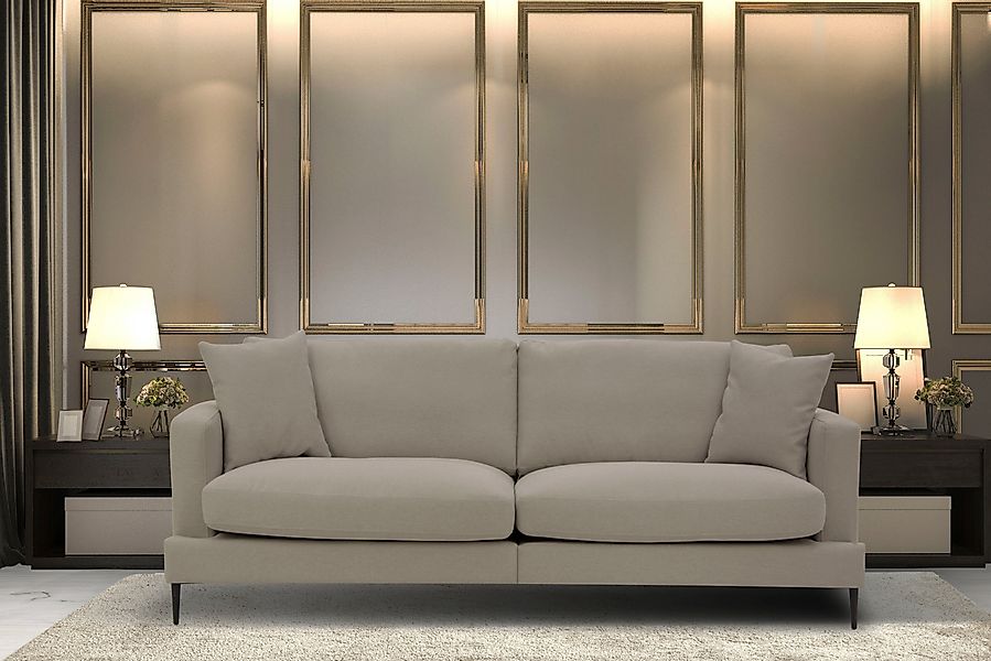 Home affaire 3-Sitzer "Cozy elegantes Designsofa, Maße B/T/H: 211/97/80 cm" günstig online kaufen