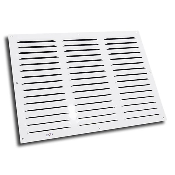 Häusler Lüftungsgitter LG-4030 W Zuluft Abluftgitter Alu Weiß 395 x 295mm günstig online kaufen