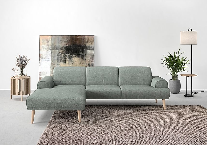Home affaire Ecksofa "Swift Scandic Design, Federkern für hohen Sitzkomfort günstig online kaufen
