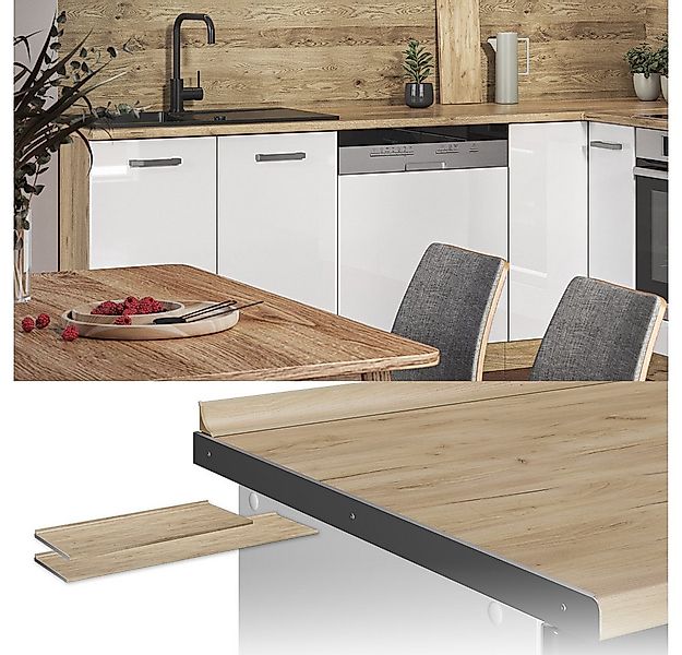 Vicco Unterschrank R-Line, Goldkraft Eiche, 240 cm günstig online kaufen