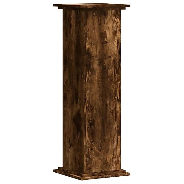 vidaXL Blumenständer Pflanzenständer Räuchereiche 33x33x100 cm günstig online kaufen