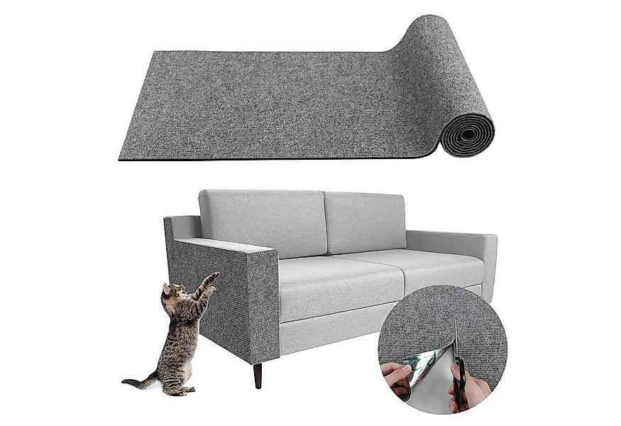 OKWISH Kratzmatte 100x40 CM Selbstklebend Kratzteppich Katze Wand, (Kratzfe günstig online kaufen