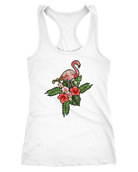 Neverless Tanktop Damen Tank-Top Flamingo Tropical günstig online kaufen