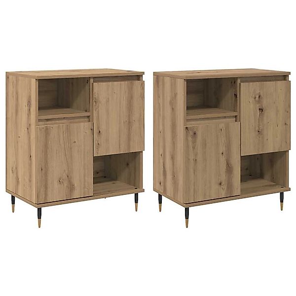 vidaXL Sideboards 2 Stk Artisan-Eiche 120 x 35 x 70 cm Holzwerkstoff 339455 günstig online kaufen
