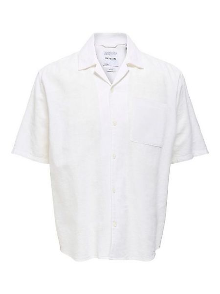 ONLY & SONS Kurzarmhemd - modisches kurzarm Hemd mit Resort Kragen günstig online kaufen