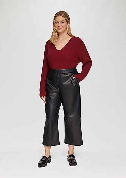 s.Oliver Culotte Hose Culotte aus Lederimitat günstig online kaufen