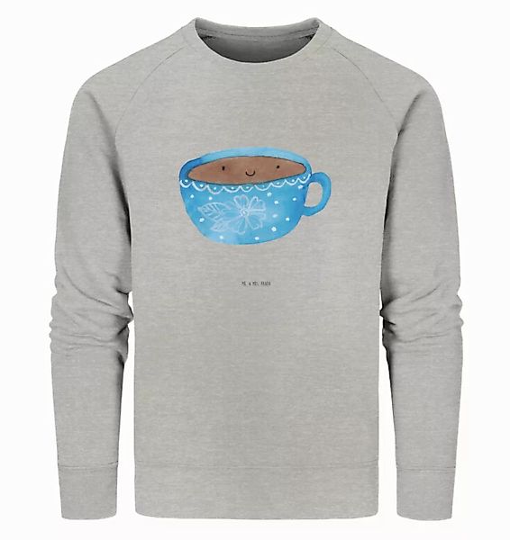 Mr. & Mrs. Panda Longpullover Kaffee Tasse Größe S - Heather Grey - Geschen günstig online kaufen