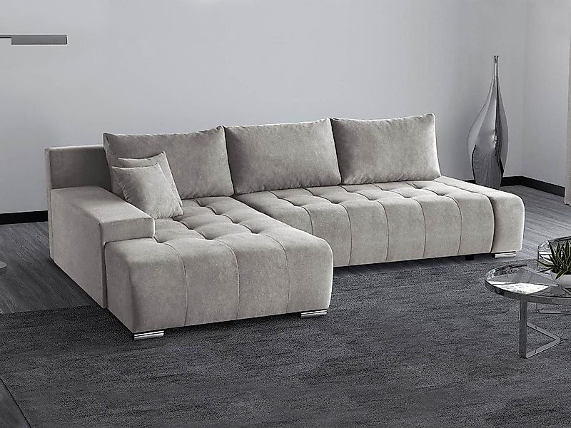 Beautysofa Ecksofa DRACO mit Schlaffunktion und günstig online kaufen