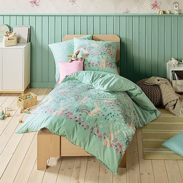 Kaeppel Bettwäsche Bunnys, Biber, 2 teilig, günstig online kaufen