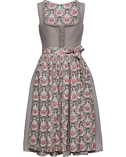 Almsach Dirndl Midi Dirndl mit Rosenprint günstig online kaufen