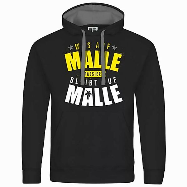 deinshirt Kapuzenpullover Herren Kapuzenpullover Was auf Malle passiert Mit günstig online kaufen