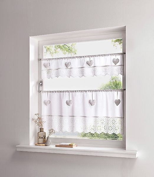 heine Gardine Querbehang, Stangendurchzug (1 St), günstig online kaufen