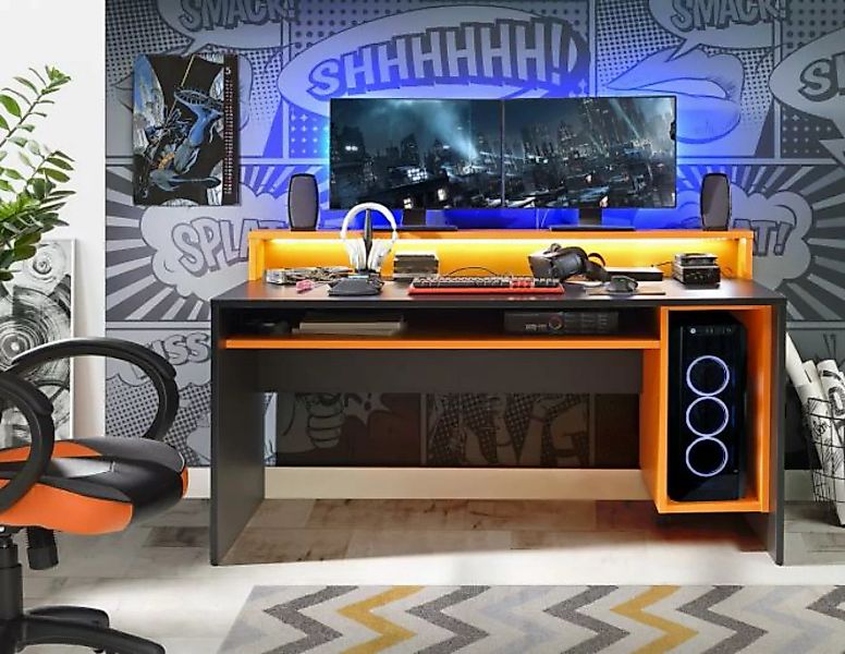 FORTE Gamingtisch "Tezaur", wahlweise mit RGB-Beleuchtung günstig online kaufen