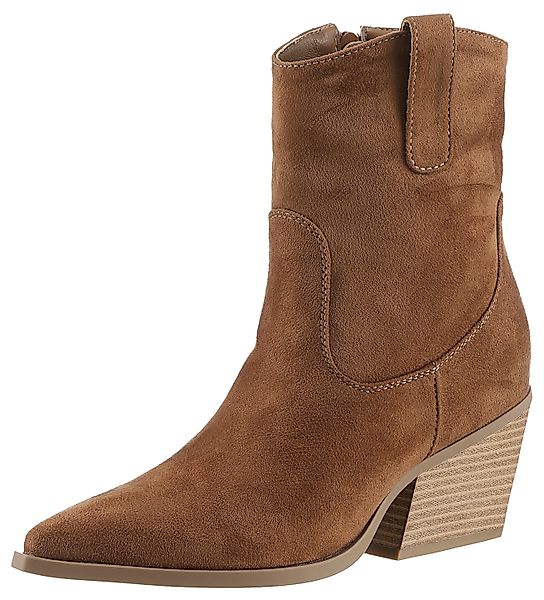 Aniston SHOES Westernstiefelette, Cowboystiefelette, Schlupfboots in günstig online kaufen