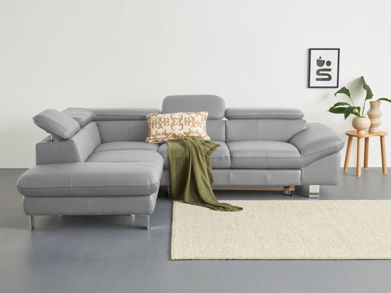 COTTA Ecksofa Driver L-Form, mit Kopfteilverstellung, günstig online kaufen