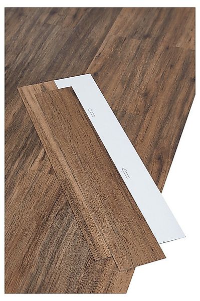 misento Vinylboden selbstklebend in Holzoptik, 32 PVC Planken je ca. 15,2 x günstig online kaufen