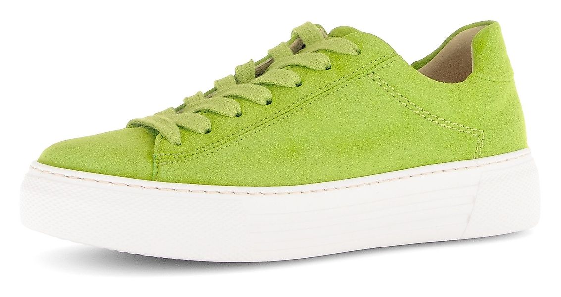 Gabor FLORENZ Plateausneaker, Freizeitschuh, Halbschuh, Schnürschuh günstig online kaufen