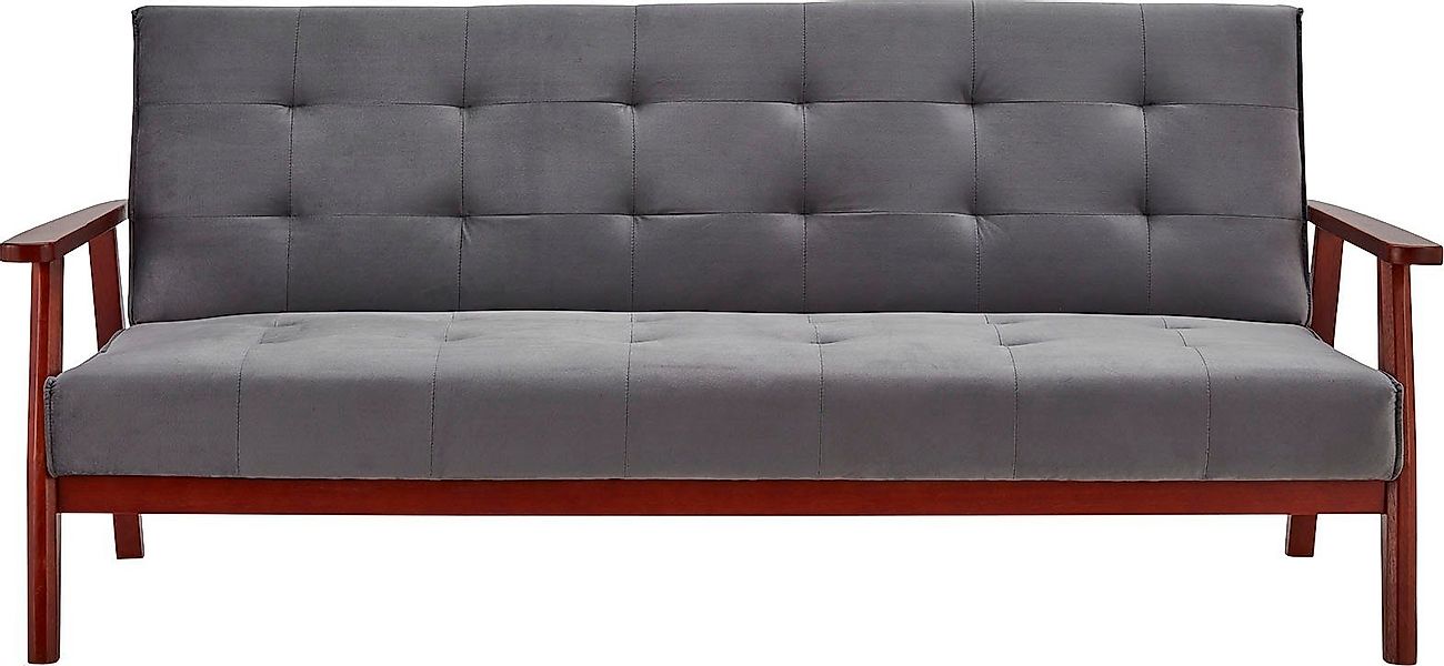 SalesFever Schlafsofa Skagen 3-Sitzer Sofa, Holzgestell günstig online kaufen