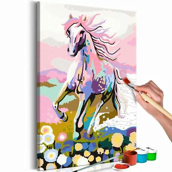 artgeist Malen nach Zahlen Märchenhaftes Pferd mehrfarbig Gr. 40 x 60 günstig online kaufen